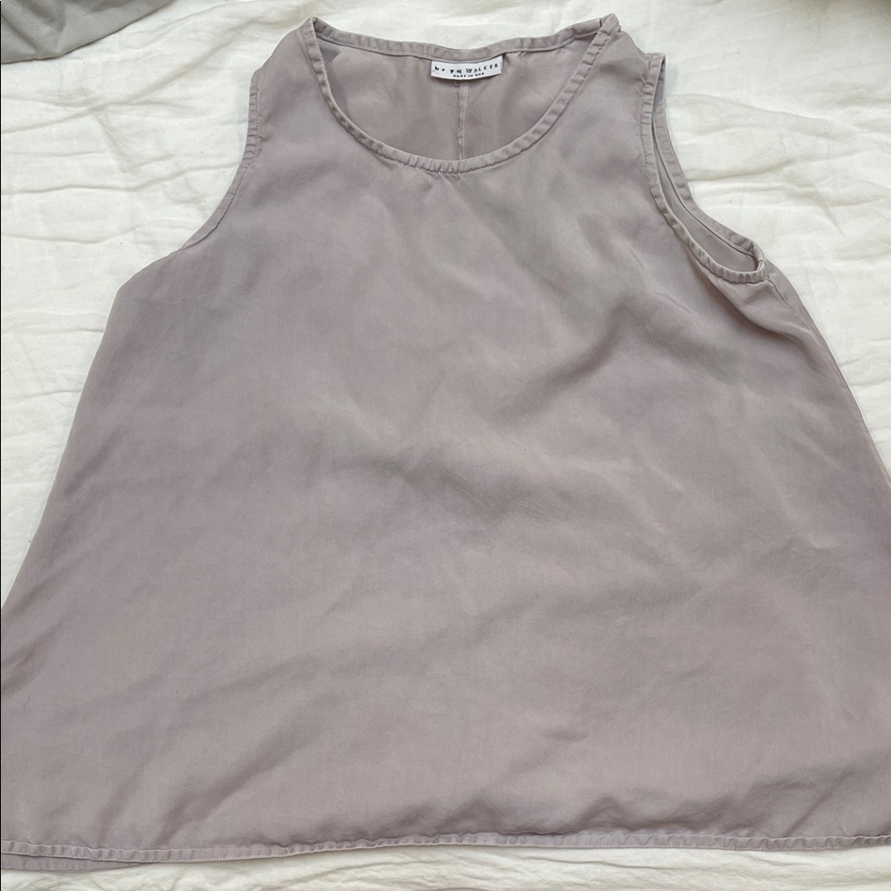 bryn Walker Sleeveless Tencel Tank Top
